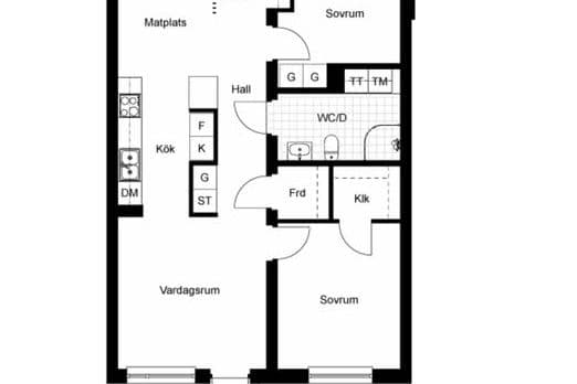 3:a 73 kvm i Kvarnsveden med hiss